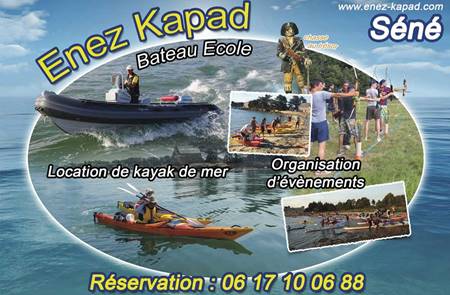 Location de Bateaux et Kayaks, Enez Kapad