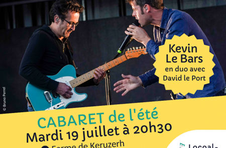 Cabaret de l'été : Kevin Le Bars en duo avec David Le Port